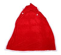 Tomaibaby Mantello di Halloween di Natale Mrs Babbo Natale Costume Rosso con Cappuccio Mantella Veste Natalizi per Adulti Donna Uomo Festa Favore 1. 8M