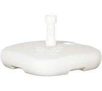 Tomaino - Base per Ombrellone in Plastica, Supporto Ombrellone Riempimento Ad Acqua o Sabbia per Giardino, Esterno, Mare, Campeggio 44x44x12 cm