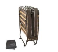 Tomaino - Brandina Pieghevole Con Materasso Ortopedico Letto Singolo Per Ospiti Pieghevole, Branda 80x190 Con Rotelle e Copertura Inclusa