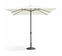 Tomaino - Ombrellone da Giardino 3x3 mt Per Esterno - Palo Centrale Alluminio Ø48mm Antracite - 8 Stecche Antivento - Apertura Manovella - Telo Poliestere 180gr Protezione UV - Terrazza Piscina Bar