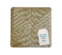 Tomaino - Sedute in Paglia per Sedie 37x37, Ricambio, Fondi Pisa - (4pezzi), Giallo