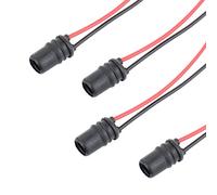 TOMALL Presa T10 Connettore precablato per lampadine a LED 194 Femmina (confezione da 4)