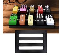 Tomantery 1Set Pedaliera per Effetti Kit Saldatura Precisa Pedaliera per Chitarra di Pregevole Fattura con Accessori di Fissaggio a Nastro per Chitarristi Elettrici (Medio: ca. 17,6x16,2x10