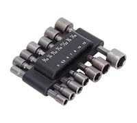 Tomantery Adattatore per Presa a Codolo Esagonale Set di Punte da Trapano per Cacciavite in Acciaio da 1/4 Pollici a Lunga Durata 40CR per Trapani Elettrici Domestici Fai da Te