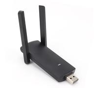 Tomantery Adattatore USB Wireless Fidelity Adattatore di Rete Dual Band 1300Mbps per PC Desktop con Funzione AP per 10 11, Antenne Ad Alto Guadagno