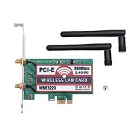 Tomantery Adattatore WIFI PCI-E Dual Band 300Mbps per Laptop, Configurazione Rapida per 10, Doppia Antenna Migliora il Segnale, Supporta la Tecnologia di Roaming per Connessioni Efficienti