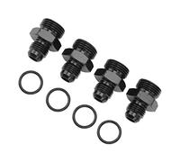 Tomantery "Adattatori per Raccordi ORB Maschio Adattatori Svasati con O-ring 1500PSI per Pompa del Carburante, Radiatore Dell'olio," (8AN ORB a 6AN)