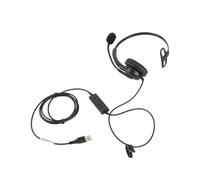 Tomantery Auricolare Al Computer, Nastro in Linguaggio Ottimizzato e Ottimizzato Regolabile -shound -ound hörschutz hörschutz a ohr headset Facile con Microfono per il Telemarketing (Interfaccia USB)