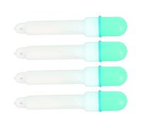 Tomantery Bastoncini Luminosi da Pesca Bastone LED con Luce Posteriore Galleggiante Ad Alta visibilità per Canna da Pesca 4 Pezzi per Notturna, Materiale ABS Resistente (Costante sul Verde)