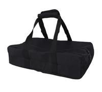 Tomantery Borsa da Trasporto per Set Bocce con 8 Scomparti per Giochi da Prato e da Spiaggia Nera 16,93x9,45x4,33 Cm Tessuto Oxford
