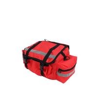 Tomantery Borsa Grande per Vigili del Fuoco con Super capacità e Striscia di Sicurezza Riflettente per Forniture di Emergenza Rossa