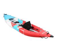 Tomantery Canoa Alla Deriva per Barca a Remi Stabile in Kayak da Pesca Gonfiabile per 1, Materiale in PVC
