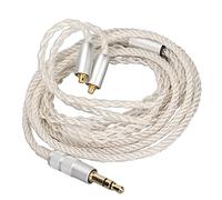 Tomantery Cavo di Aggiornamento per Cuffie MMCX con in Rame Placcato Argento, Migliora la Chiarezza del Suono per SE215 SE315 SE425 SE535 SE846, per Audiofili e Amanti della Musica, Lunghezza 4,1