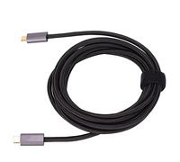 Tomantery Cavo di Prolunga Tipo C Potente Ed Efficiente 100 W 20 Gbps 8 K 60 Hz per L'apprendimento in Ufficio Lega di Alluminio Grigio Siderale (300 cm)