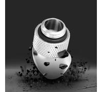 Tomantery Connettore Adattatore Raccordo Angolato G1/4 per di Raffreddamento Ad Acqua, Raccordo Rotante Durevole per Appassionati di PC, Materiale Metallico di Alta qualità