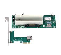 Tomantery Convertitore Scheda Riser PCI-E X1 a PCI con Cavo Porta USB 3.0 per Trasferimento Dati Ad Alta velocità Compatibile con /