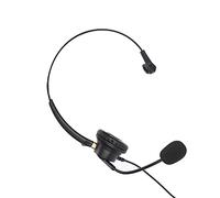 Tomantery Cuffia Telefonica Cuffia Aziendale con Microfono per Smartphone Tablet, Comoda per Comunicazione con Microfono Ruotabile a 330°, Adatta per Ambienti di Lavoro Rumorosi, Materiale ABS