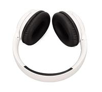 Tomantery Cuffie Bluetooth P60 Cuffie Wireless Leggere Pieghevoli con Microfono per da Gioco Sopra L'orecchio, ANC con Cancellazione del Rumore per lo Sport (Bianca)