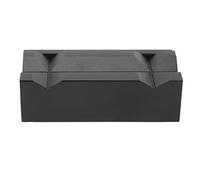 Tomantery Cuscinetti Magnetici per Morsa per Morsa Ad Alte Prestazioni con Superficie Scanalata per la Lavorazione del Legno e dei Metalli 2 Pezzi in Acciaio Billet Alluminio 103 Mm