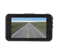 Tomantery Dashcam per Auto Ad Alte Prestazioni HD Schermo da 3 Pollici Registrazione in Loop con Sensore G a Doppia Lente per Registratore di Guida Materiale ABS Nero