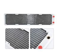 Tomantery Dissipatore di Calore in Rame Bianco per Raffreddamento Ad Acqua del Computer per Apparecchiature di Bellezza e Industriali, Ventola del Radiatore Durevole per stabilità e Scorrevolezza