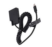 Tomantery EN-EL14 Batteria Fittizia con Decodifica Completa Adattatore di Alimentazione di Tipo C per D5600 D5500, Alimentatore Stabile per Fotocamere, Alimentatore Esterno in Plastica, Porta di