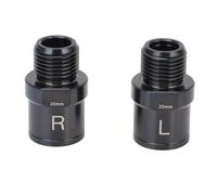 Tomantery Estensore per Pedale Bici Robusta Struttura Rinforzata Albero di Allungamento del Pedale per Mountain Bike da Strada per la Regolazione della Lunghezza della Gamba Lega Ti Nera