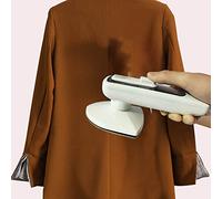 Tomantery Ferro da Stiro a Vapore Portatile per Indumenti Macchina da Stiro Portatile Efficiente per Viaggi a Casa Pannello Metallico ABS Leggero Preriscaldamento Rapido 15 Secondi per Dormitorio di