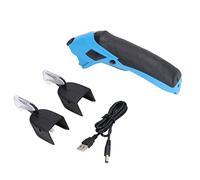 Tomantery Forbici Elettriche a Batteria Resistenti con 2 Lame, Cesoie Dal Design Ergonomico per Vari Materiali, Taglierina Elettrica Ricaricabile per Moquette, Plastica, Teloni