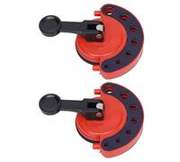 Tomantery Guida per a Tazza Multifunzionale Regolabile per Foratura di Vetro, Piastrelle e Marmo, Attacco Fisso per Aree Difficili, Gomma ABS Premium, 2 Pezzi, Fori da 4-12 Mm per Progetti di