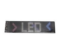 Tomantery Insegna per Auto a LED Pannello LED RGB Luminoso Controllo APP Testo Personalizzato per Negozi, Feste, Festival, Schermo Pieghevole Impermeabile per Feste in Auto, Negozi, Bar (14,72x3,62