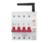 Tomantery Interruttore Automatico WiFi con Misurazione Intelligente con Interruttore Timer per Controllo Vocale e Telecomando, Automatico Perdite Intelligente 4P 63A per L'automazione Domestica