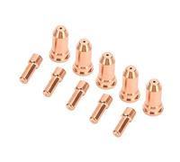 Tomantery Kit Elettrodi Ugello per Taglierina Al PT100, Rame da 1,5 Mm | Set di consumabili da 10 pezzi, 5 elettrodi e 5 ugelli, per torcia serie PT100