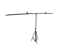 Tomantery Kit Supporto per Fondale di Grandi Dimensioni a Forma di T con Custodia per Studio Fotografico, di Supporto per Fondale Retrattile in Lega per Menti Creative, 6,6x6,6 Piedi