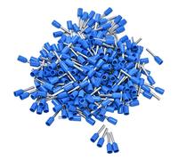 Tomantery Kit Terminali Pin Elettrici con Ghiera Isolata Termicamente da 1000 Pezzi per Filo con Nucleo Solido, Eccellente Resistenza Alla Corrosione per Macchinari Elettrici, Rame PVC 20 AWG (E7508)