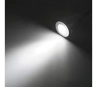 Tomantery Lampada da Parete a Collo di Cigno a LED Argento, Lampada da | Lampada a collo di cigno regolabile, LED bianco freddo 3W 6000-6500K, supporto a parete per camera da letto, sala studio,