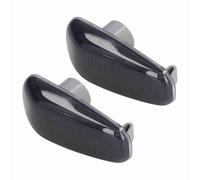 Tomantery Lente per Indicatore di Direzione Progettata Appositamente per 2500 3500 2003-2006, Adatta per 2500 3500 2003-2006, Materiale ABS, 2 Pezzi per la Sostituzione di Ricambi Auto (Nera)