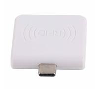 Tomantery Lettore di Schede Micro -USB, Plug and Play 125 KHz Lettore di Schede Ad Alta Frequenza Stabile per Intelligent System (Bianco)