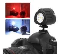 Tomantery Luce di Riempimento a LED Impermeabile per Immersioni Subacquee Profondità 40 M Accessorio per Riprese con Fotocamera per Immagini Vivide