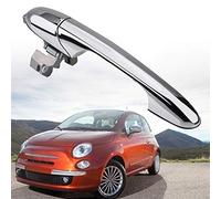 Tomantery Maniglia per Porta Esterna Esterna 100% Nuovissima per 500 Finitura Cromata a Specchio Guida a Destra (Maniglia del sedile passeggero sinistro)