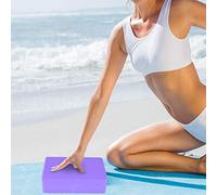 Tomantery Mattone in Schiuma per Blocchi Yoga, Strumento per Esercizi EVA | Blocchi in schiuma yoga con superficie antiscivolo, per yoga, stretching, pilates e allenamento a casa, schiuma EVA