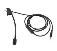 Tomantery Microfono con Asta per Cavo Preciso con Chip di Riduzione del Rumore per Cuffie da Gioco QC35 QC35 II, Cavo Microfonico a Sbalzo per, Filo di Rame Senza Ossigeno, Plug and Play