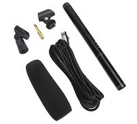 Tomantery Microfono per Interviste Ad Alta sensibilità per Registrazione Tramite Fotocamera, Microfono Portatile per Grandi Riunioni, Adatto per Interviste, Celebrazioni All'aperto, Accessori per