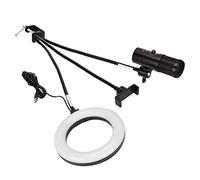 Tomantery Microfono USB, Kit Microfono a Condensatore Cardioide con Luce di Riempimento RGB di qualità da Studio per la Registrazione di Canto, Attrezzatura per Podcast per Streaming su PC, (A6S con