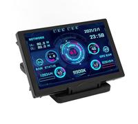 Tomantery Mini Schermo USB per Monitor della Temperatura del Computer da 5 Pollici con Display Chiaro per il Monitoraggio in Tempo Reale in Ambiente RPi