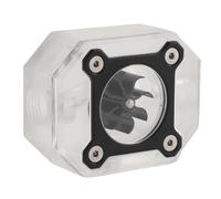 Tomantery Misuratore di Portata del Raffreddamento Ad Acqua del PC Robusta Lega di Alluminio 8 Girante Monitoraggio in Tempo Reale per il di Raffreddamento Ad Acqua del Computer