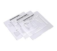 Tomantery Modello per Intarsio a Farfalla Durevole per la Lavorazione del Legno Guida Chiara per la Giunzione del Legno, Modelli da 3 Pezzi per la Riparazione e il Rinforzo di Mobili in