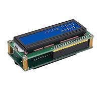 Tomantery Modulo Display LCD Prestazioni Stabili Funzionamento Chiaro per Scheda di Espansione Pico, Dispositivo Elettronico Schermo 1602 per Controller Intelligente (Porta parallela a 4 bit)