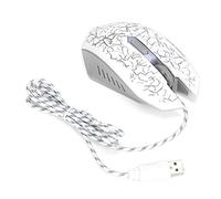 Tomantery Mouse da Gioco Cablato RGB Regolabile da 3200 DPI Porta USB Ergonomica per PC Laptop Gamer Plug and Play (#2)