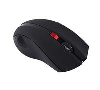 Tomantery Mouse da Gioco Ottico Wireless Mouse Meccanici per Giochi per Computer, Portatile e Leggero, Risoluzione 2400 DPI, Facile Navigazione in Internet, 11,5 X 6,3 X 3,5 Cm, Rosso, 2,4 GHz (#1)